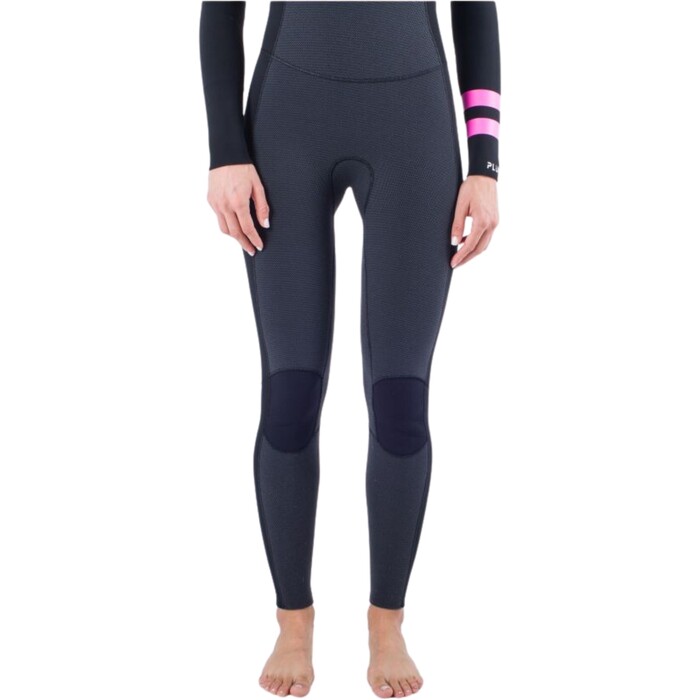 2024 Hurley Mujer Plus 5/3mm Con Capucha Chest Zip Neopreno WFS0012544 - Black / Graphite